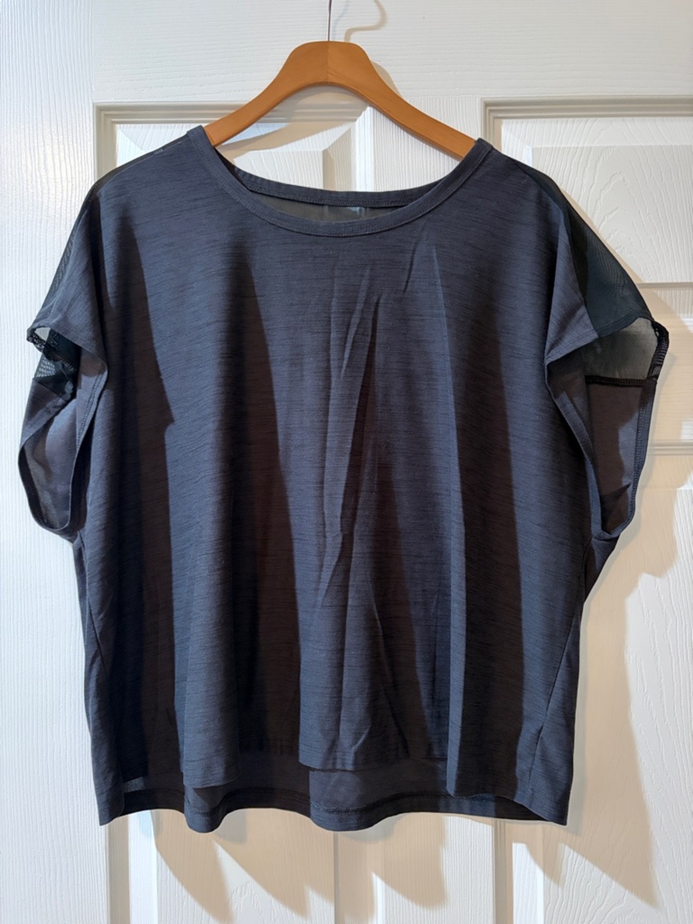 Old Navy Active Boxy Top - Charcoal Gray